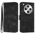Custodia per cellulare in pelle con motivo a linea, For OPPO A5 Pro 5G, For OPPO Reno13 F 4G / 5G, For OPPO Find X8, For OPPO Reno12 Global