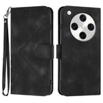 Custodia per cellulare in pelle con motivo a linea, For OPPO A60, For OPPO Reno11 F / F25 Pro, For OPPO A38 /  A18, For OPPO Find X8 Pro