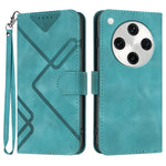 Custodia per cellulare in pelle con motivo a linea, For OPPO A60, For OPPO Reno11 F / F25 Pro, For OPPO A38 /  A18, For OPPO Find X8 Pro