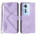 Custodia per cellulare in pelle con motivo a linea, For OPPO A60, For OPPO Reno11 F / F25 Pro, For OPPO A38 /  A18, For OPPO Find X8 Pro