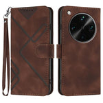 Custodia per cellulare in pelle con motivo a linea, For OPPO K13 5G, For OPPO Find X8s+, For OPPO Find X8s, For OPPO Find X8 Ultra