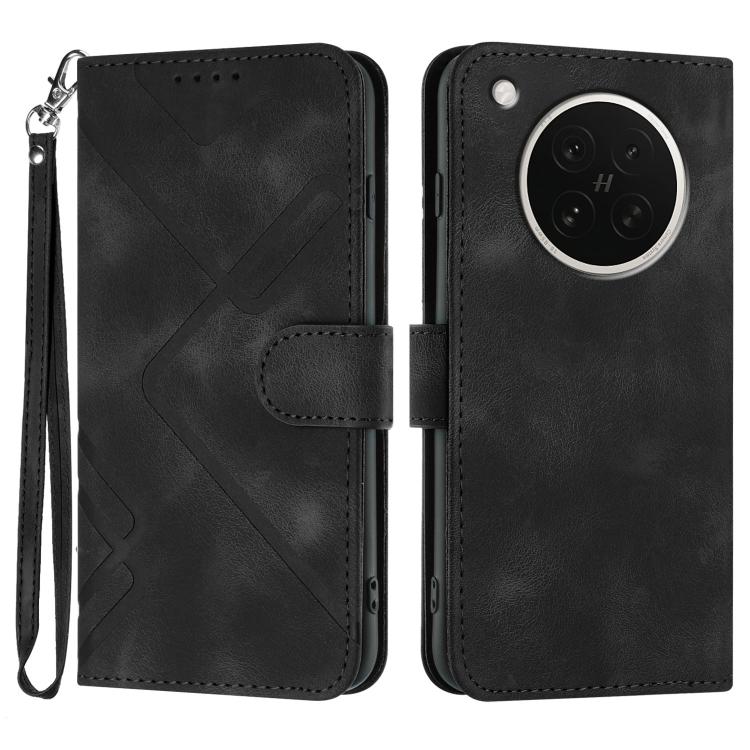 Custodia per cellulare in pelle con motivo a linea, For OPPO K13 5G, For OPPO Find X8s+, For OPPO Find X8s, For OPPO Find X8 Ultra