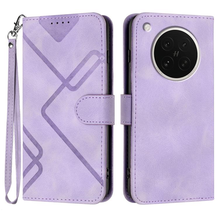 Custodia per cellulare in pelle con motivo a linea, For OPPO K13 5G, For OPPO Find X8s+, For OPPO Find X8s, For OPPO Find X8 Ultra