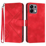 Custodia per cellulare in pelle con motivo a linea, For OPPO K13 5G, For OPPO Find X8s+, For OPPO Find X8s, For OPPO Find X8 Ultra