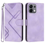Custodia per cellulare in pelle con motivo a linea, For OPPO K13 5G, For OPPO Find X8s+, For OPPO Find X8s, For OPPO Find X8 Ultra
