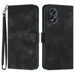 Custodia per cellulare in pelle con motivo a linea, For OPPO A60, For OPPO Reno11 F / F25 Pro, For OPPO A38 /  A18, For OPPO Find X8 Pro