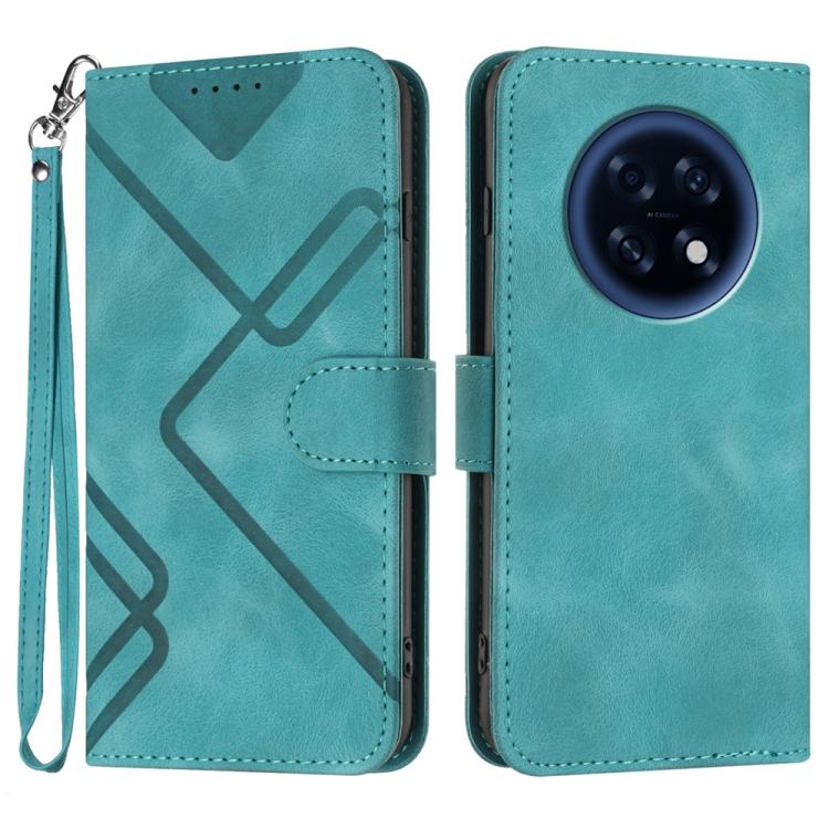 Custodia per cellulare in pelle con motivo a linea, For OPPO Find X9, For OPPO A6 Pro 4G / 5G Global / F31 5G, For OPPO F31 Pro+ 5G / A6 GT 5G, For OPPO Find X9 Pro
