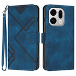 Custodia per cellulare in pelle con motivo a linea, For OPPO Find X9, For OPPO A6 Pro 4G / 5G Global / F31 5G, For OPPO F31 Pro+ 5G / A6 GT 5G, For OPPO Find X9 Pro