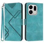 Custodia per cellulare in pelle con motivo a linea, For OPPO Find X9, For OPPO A6 Pro 4G / 5G Global / F31 5G, For OPPO F31 Pro+ 5G / A6 GT 5G, For OPPO Find X9 Pro