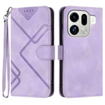 Custodia per cellulare in pelle con motivo a linea, For OPPO Find X9, For OPPO A6 Pro 4G / 5G Global / F31 5G, For OPPO F31 Pro+ 5G / A6 GT 5G, For OPPO Find X9 Pro