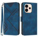 Custodia per cellulare in pelle con motivo a linea, For OPPO Reno15 Pro Max 5G Global, For OPPO Reno15 F 5G Global, For OPPO Reno15 Pro 5G Global, For OPPO Reno15 5G Global