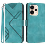Custodia per cellulare in pelle con motivo a linea, For OPPO Reno15 Pro Max 5G Global, For OPPO Reno15 F 5G Global, For OPPO Reno15 Pro 5G Global, For OPPO Reno15 5G Global