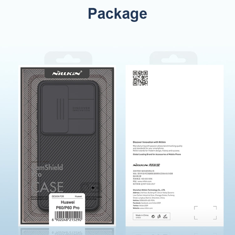 Custodia per telefono PC NILLKIN CamShield Pro, For Huawei P60 Pro / P60