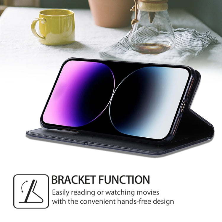 Custodia per telefono in pelle magnetica con trama di mucca, For Samsung Galaxy S24+ 5G, For Samsung Galaxy S24 5G, For Samsung Galaxy F14 5G, For Samsung Galaxy M14 5G