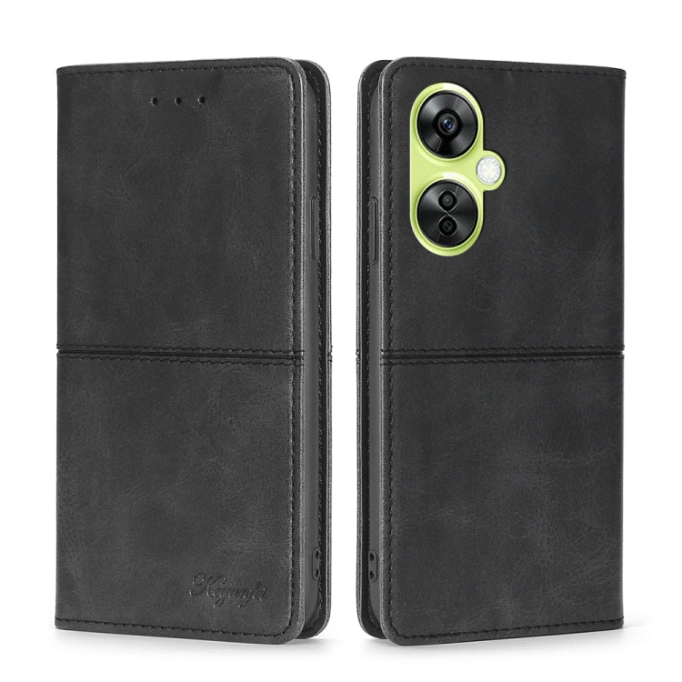 Custodia per telefono in pelle magnetica con trama di mucca, For OnePlus Ace 3V 5G, For OnePlus Nord CE4, For OnePlus Nord CE 3 Lite 5G