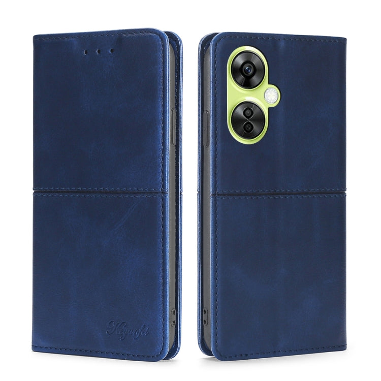 Custodia per telefono in pelle magnetica con trama di mucca, For OnePlus Ace 3V 5G, For OnePlus Nord CE4, For OnePlus Nord CE 3 Lite 5G