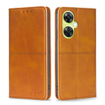 Custodia per telefono in pelle magnetica con trama di mucca, For OnePlus Ace 3V 5G, For OnePlus Nord CE4, For OnePlus Nord CE 3 Lite 5G
