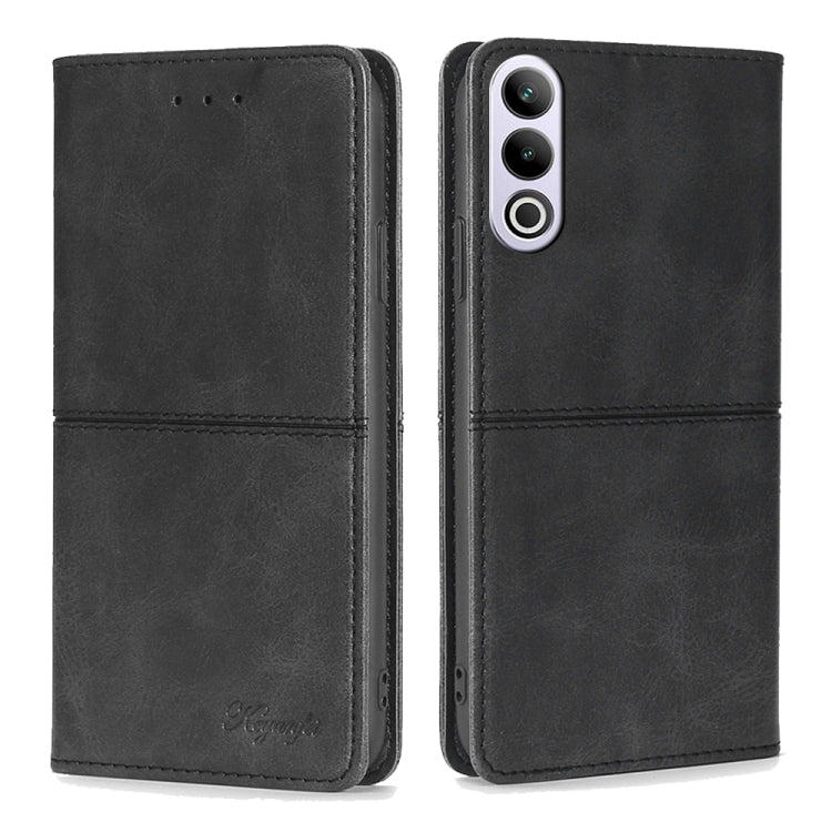 Custodia per telefono in pelle magnetica con trama di mucca, For OnePlus Ace 3V 5G, For OnePlus Nord CE4, For OnePlus Nord CE 3 Lite 5G
