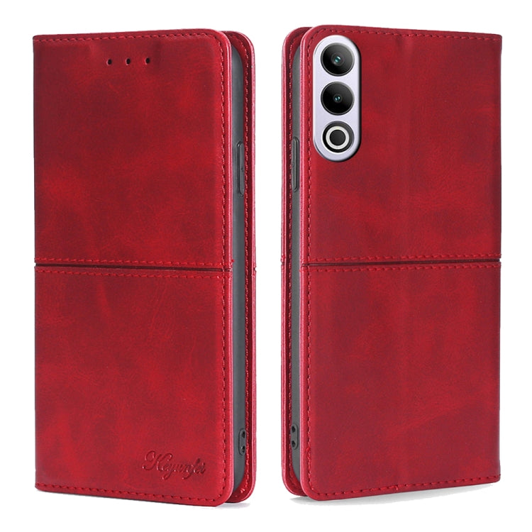 Custodia per telefono in pelle magnetica con trama di mucca, For OnePlus Ace 3V 5G, For OnePlus Nord CE4, For OnePlus Nord CE 3 Lite 5G