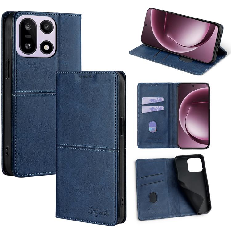 Custodia per telefono in pelle magnetica con trama di mucca, For OnePlus 15T 5G, For OnePlus Turbo 6 / 6V, For OnePlus Ace 6, For OnePlus 15 5G