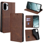 Custodia per telefono in pelle magnetica con trama di mucca, For OnePlus 15T 5G, For OnePlus Turbo 6 / 6V, For OnePlus Ace 6, For OnePlus 15 5G