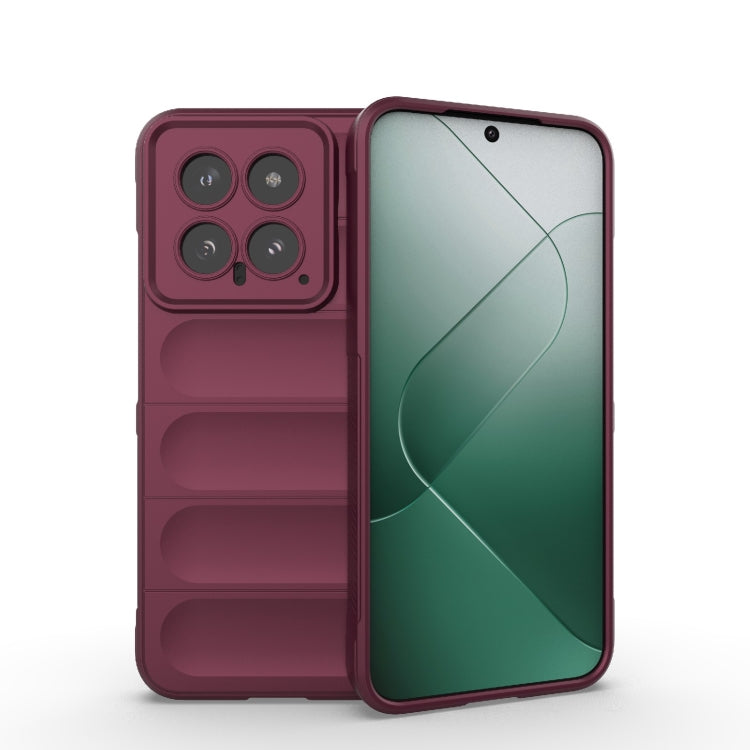 Custodia TPU con flanella per Xiaomi 14 Pro