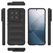 Magic Shield TPU + custodia per telefono in flanella, For Xiaomi 14 Pro 5G, For Xiaomi 14 5G