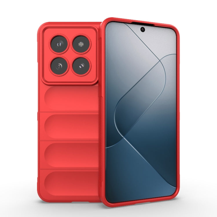 Custodia TPU con flanella per Xiaomi 14 Pro