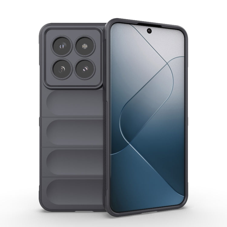 Custodia TPU con flanella per Xiaomi 14 Pro