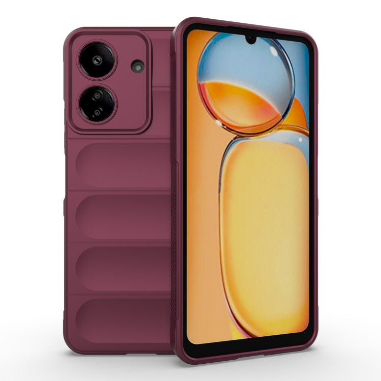 Custodia TPU con flanella per Xiaomi Redmi 13C