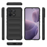 Magic Shield TPU + custodia per telefono in flanella, For Xiaomi Redmi K70 / K70 Pro 5G, For Xiaomi Redmi 12 5G