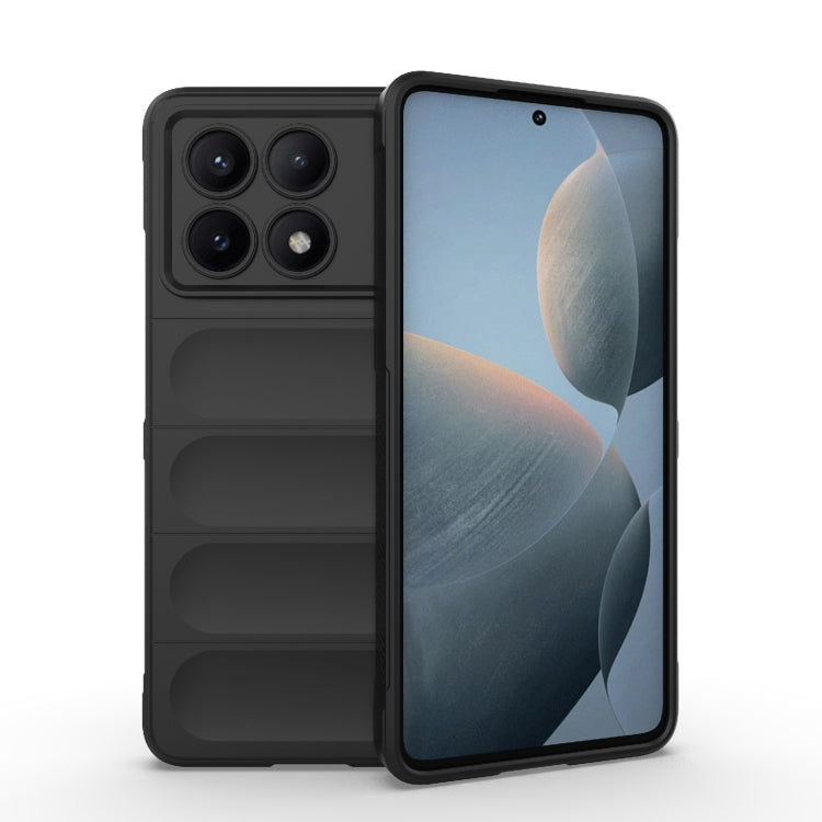 Custodia TPU con flanella per Xiaomi Redmi 13C 5G