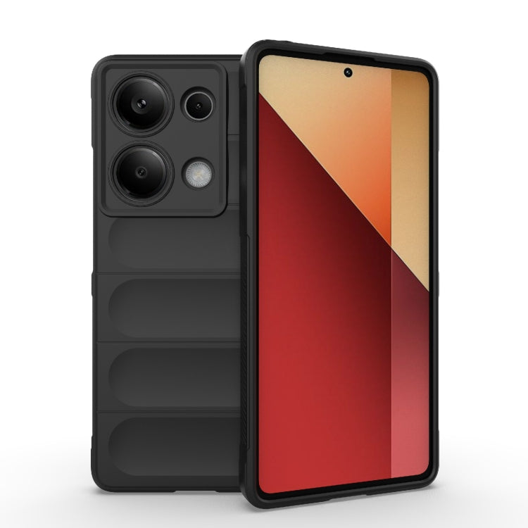 Magic Shield TPU + custodia per telefono in flanella, For Xiaomi Redmi Note 13 Pro 4G Global, For Xiaomi Redmi Note 13 4G Global