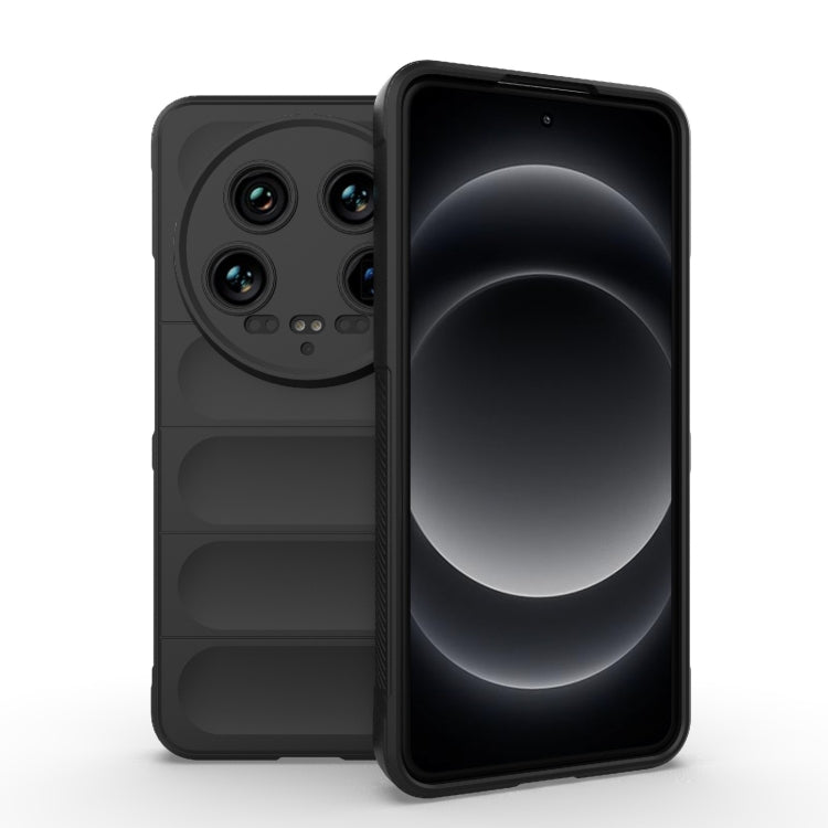 Custodia TPU con flanella per Xiaomi 14 Ultra