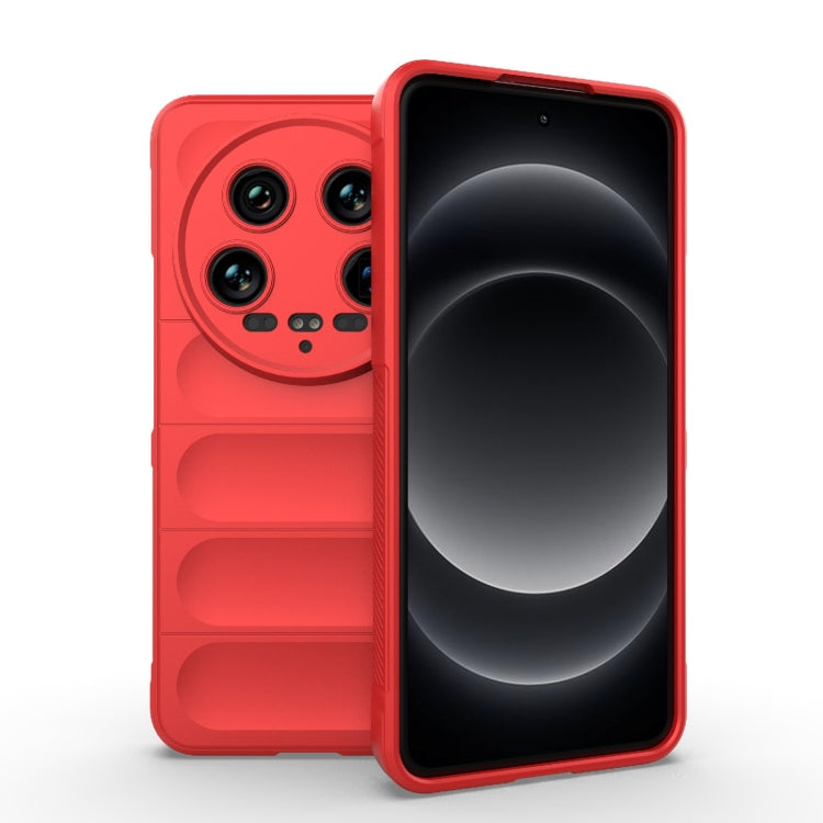 Custodia TPU con flanella per Xiaomi 14 Ultra