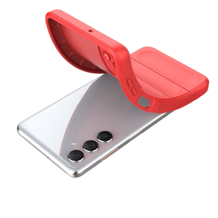 Custodia TPU con flanella per Samsung Galaxy M54 5G
