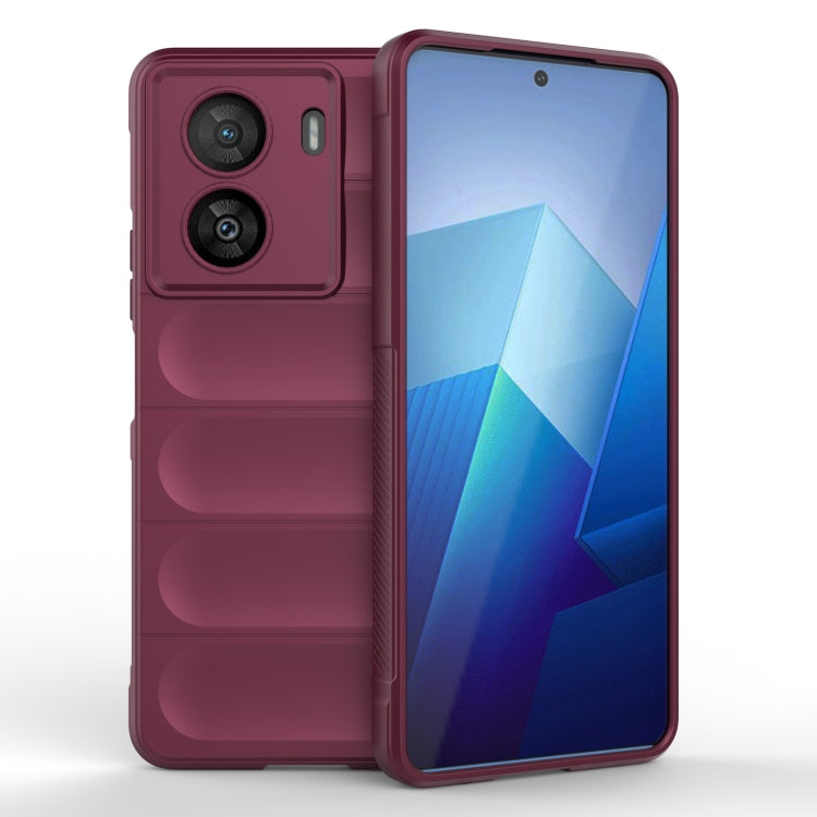 Magic Shield TPU + custodia per telefono in flanella, For vivo iQOO Z7x, For vivo Y27 4G Global