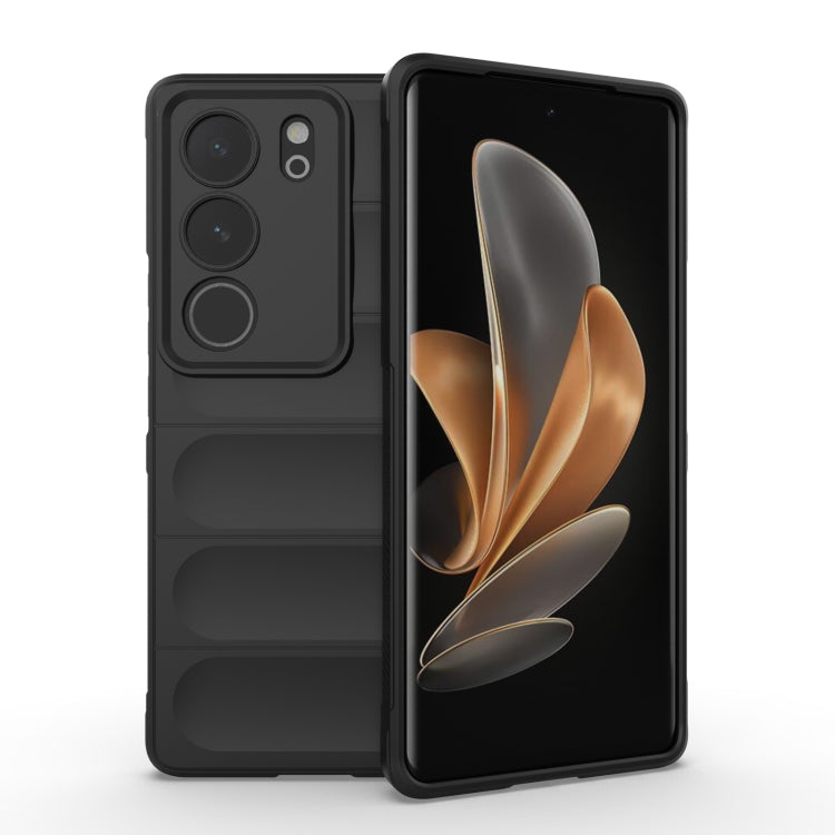 Magic Shield TPU + custodia per telefono in flanella, For vivo S17, For vivo S17e