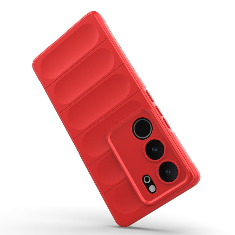 Magic Shield TPU + custodia per telefono in flanella, For vivo S17, For vivo S17e