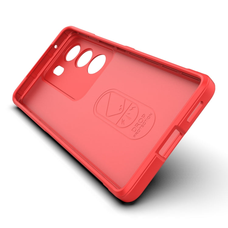 Magic Shield TPU + custodia per telefono in flanella, For vivo S17, For vivo S17e