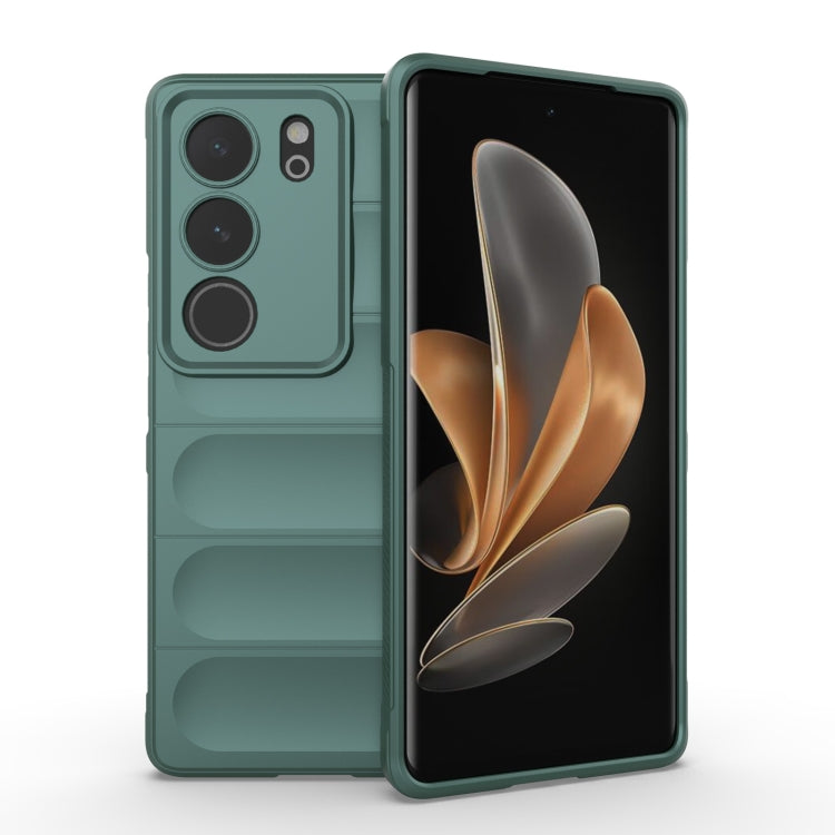 Magic Shield TPU + custodia per telefono in flanella, For vivo S17, For vivo S17e