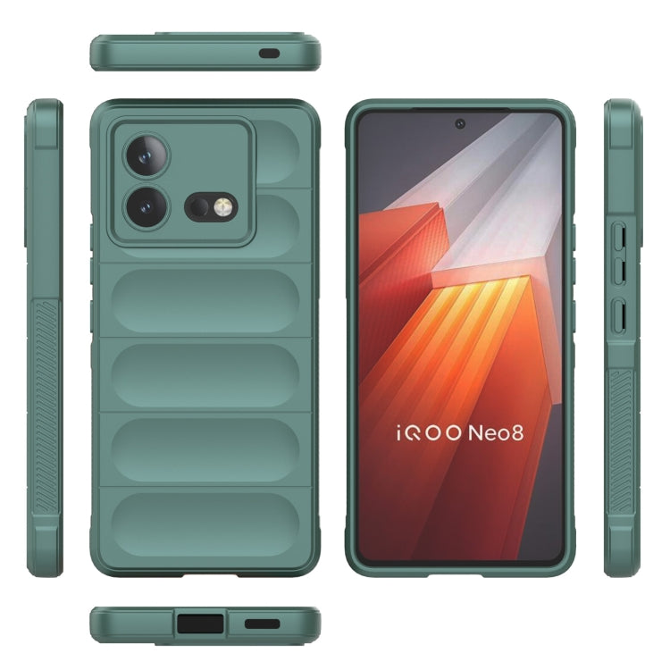 Magic Shield TPU + custodia per telefono in flanella, For vivo iQOO Neo8, For vivo Y78+ Global