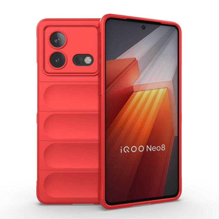 Magic Shield TPU + custodia per telefono in flanella, For vivo iQOO Neo8, For vivo Y78+ Global