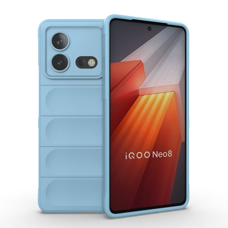 Magic Shield TPU + custodia per telefono in flanella, For vivo iQOO Neo8, For vivo Y78+ Global