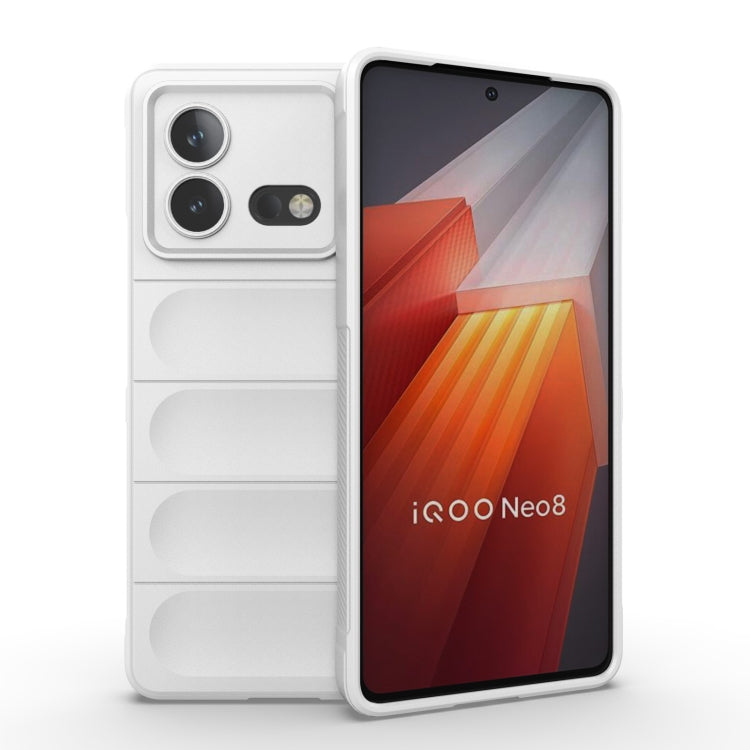 Magic Shield TPU + custodia per telefono in flanella, For vivo iQOO Neo8, For vivo Y78+ Global