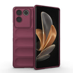 Magic Shield TPU + custodia per telefono in flanella, For vivo S17, For vivo S17e