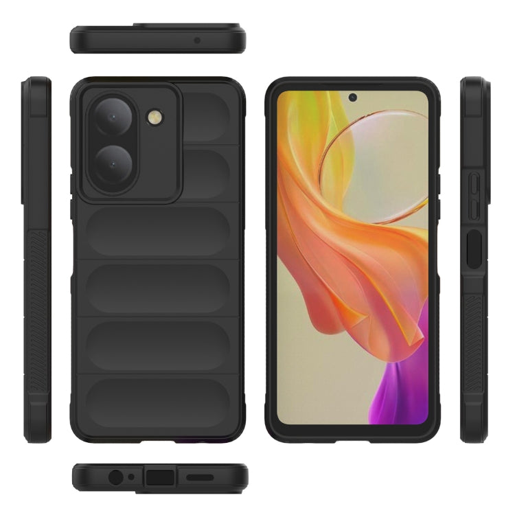 Magic Shield TPU + custodia per telefono in flanella, For vivo Y36 4G, For vivo S17 Pro