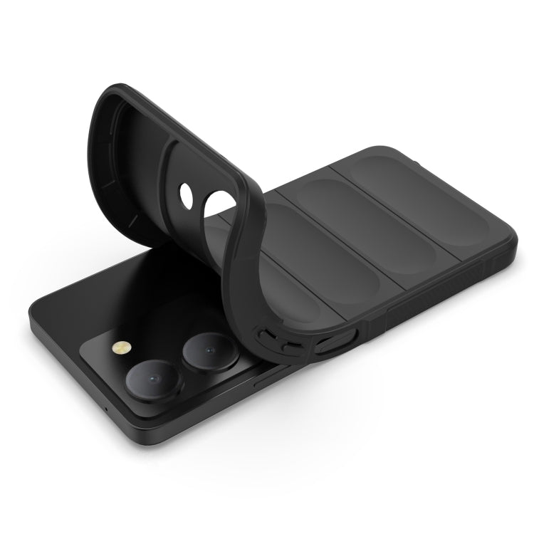 Magic Shield TPU + custodia per telefono in flanella, For vivo Y36 4G, For vivo S17 Pro