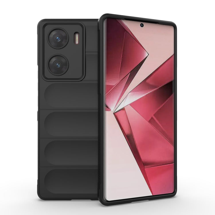 Magic Shield TPU + custodia per telefono in flanella, For vivo iQOO 12 5G, For vivo V29e 4G Global