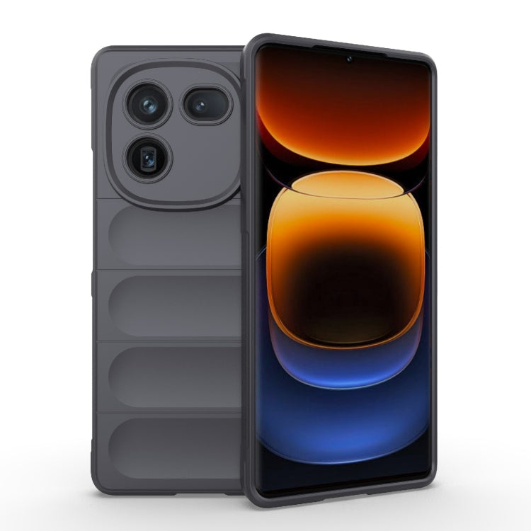 Magic Shield TPU + custodia per telefono in flanella, For vivo X100 5G, For vivo iQOO 12 Pro 5G